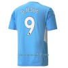 Camiseta de fútbol Manchester City Gabriel Jesus 9 Primera Equipación 2021/22 - Hombre